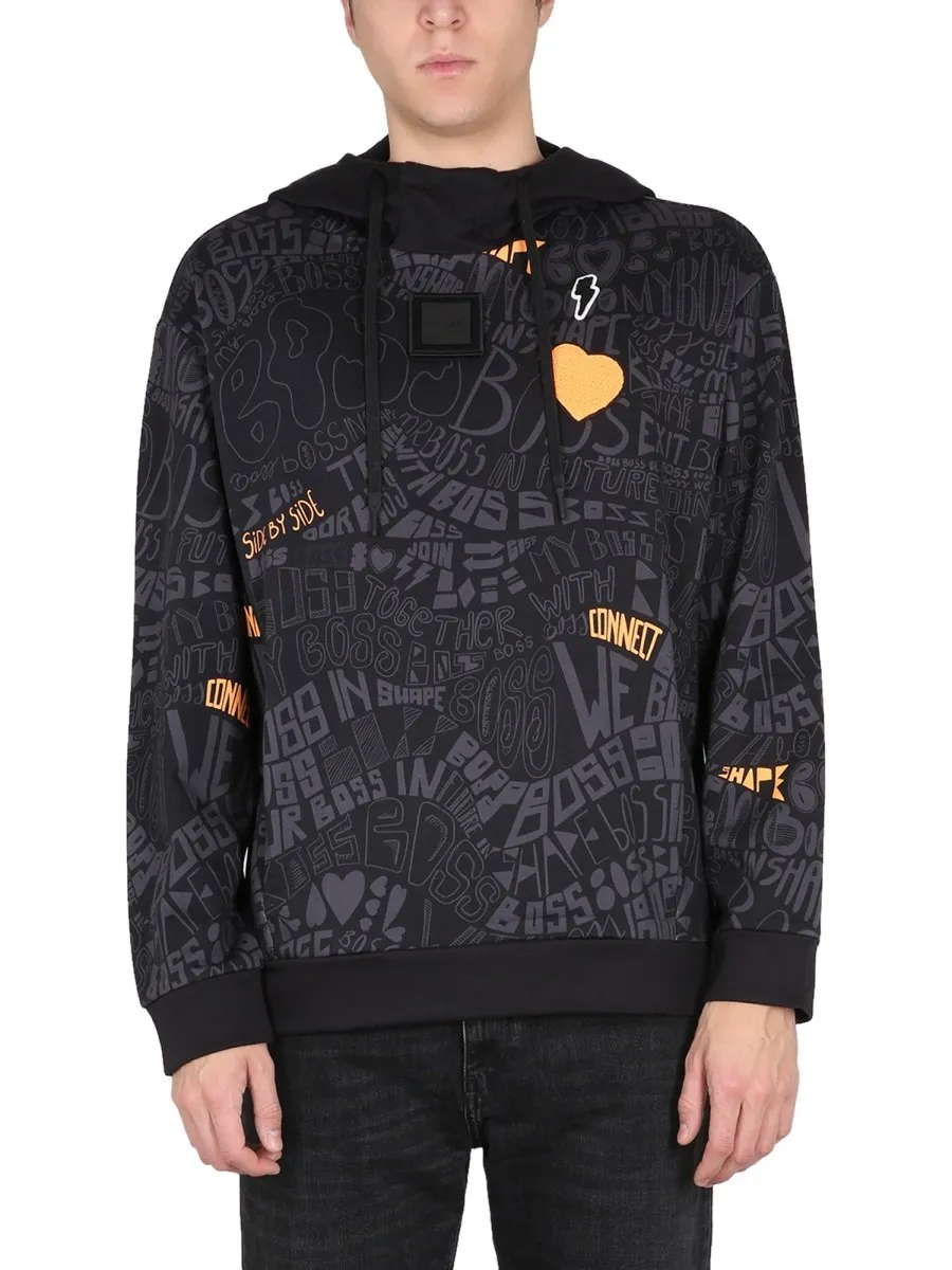 Graphic Print Hoodie