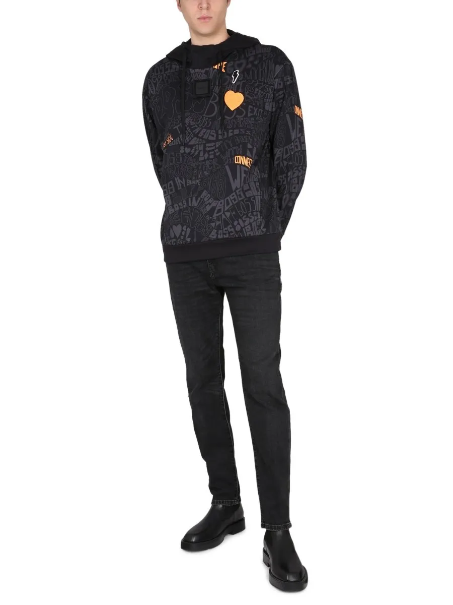 Graphic Print Hoodie