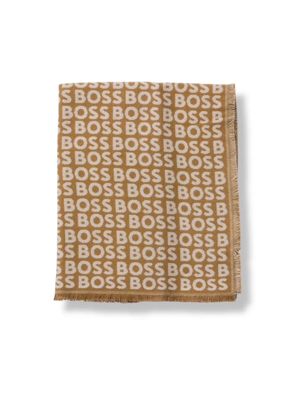 Scarf With All-Over Logo Print