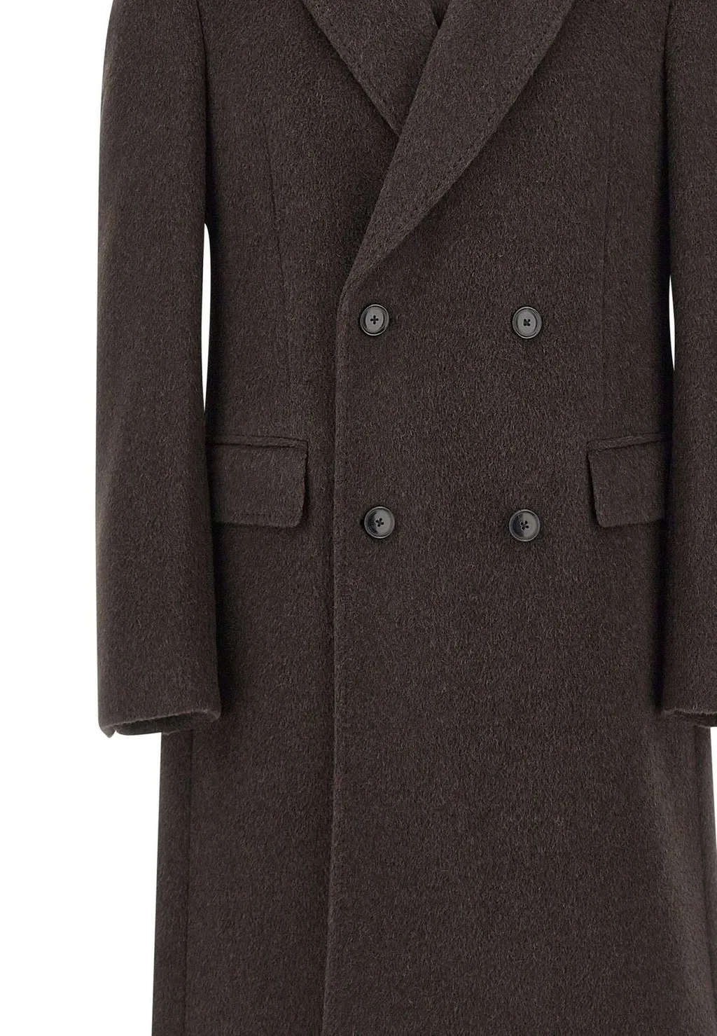 Double-Breasted Wool Coat
