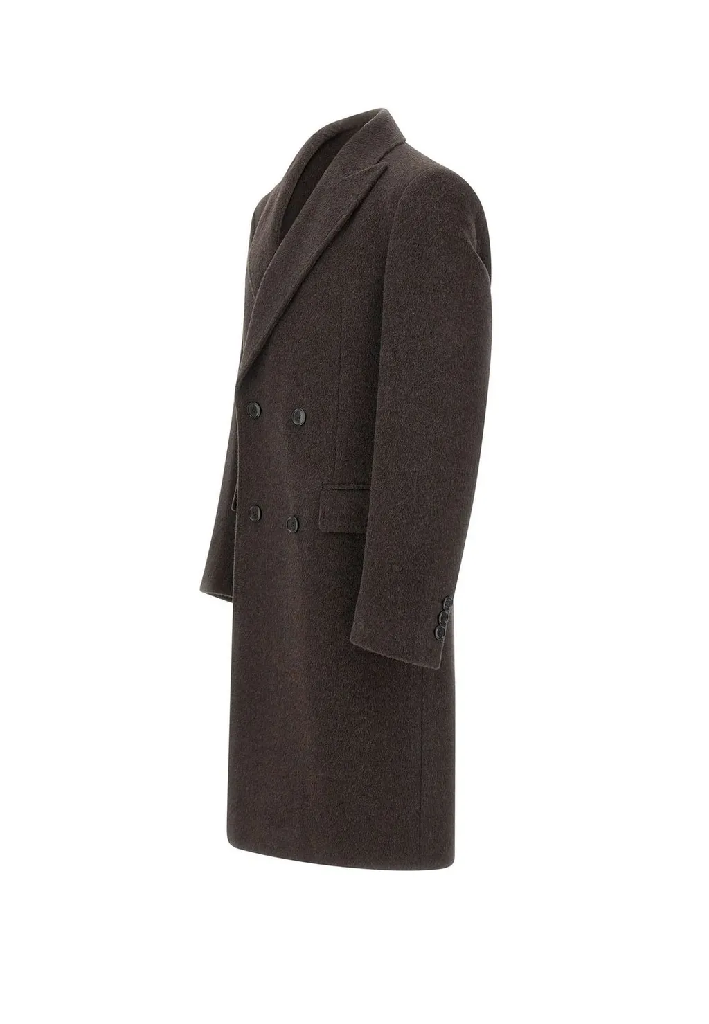 Double-Breasted Wool Coat