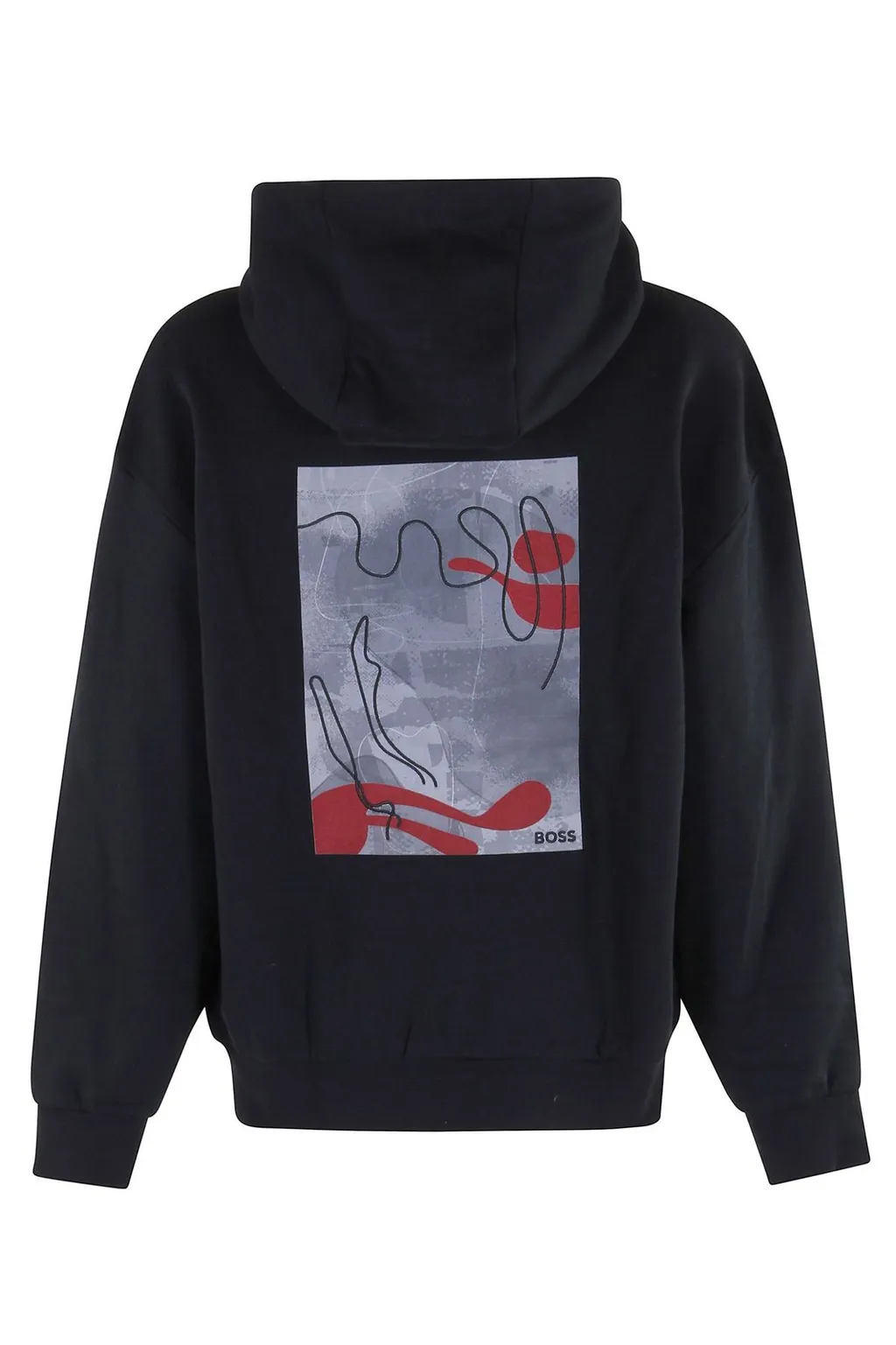 Hoodie With Abstract Print