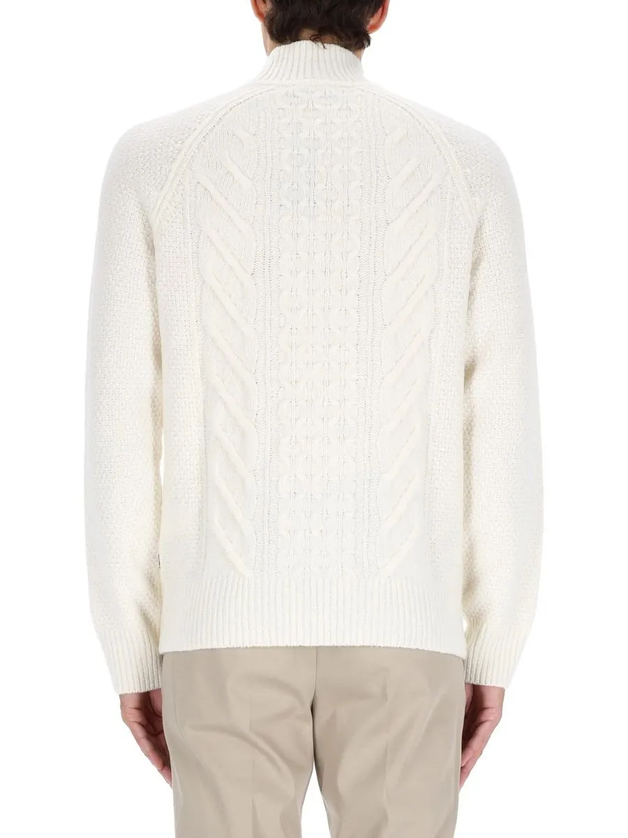 Cable Knit Turtleneck Sweater