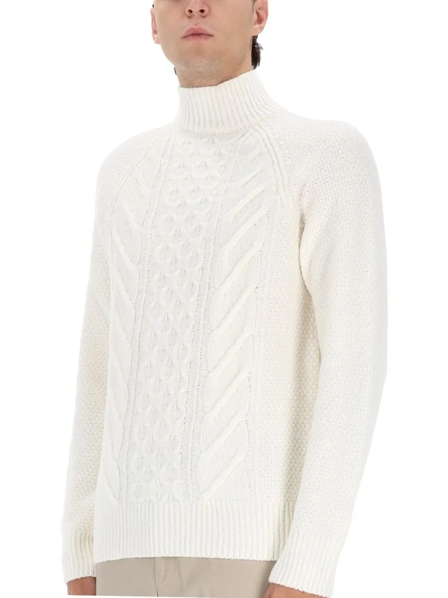 Cable Knit Turtleneck Sweater