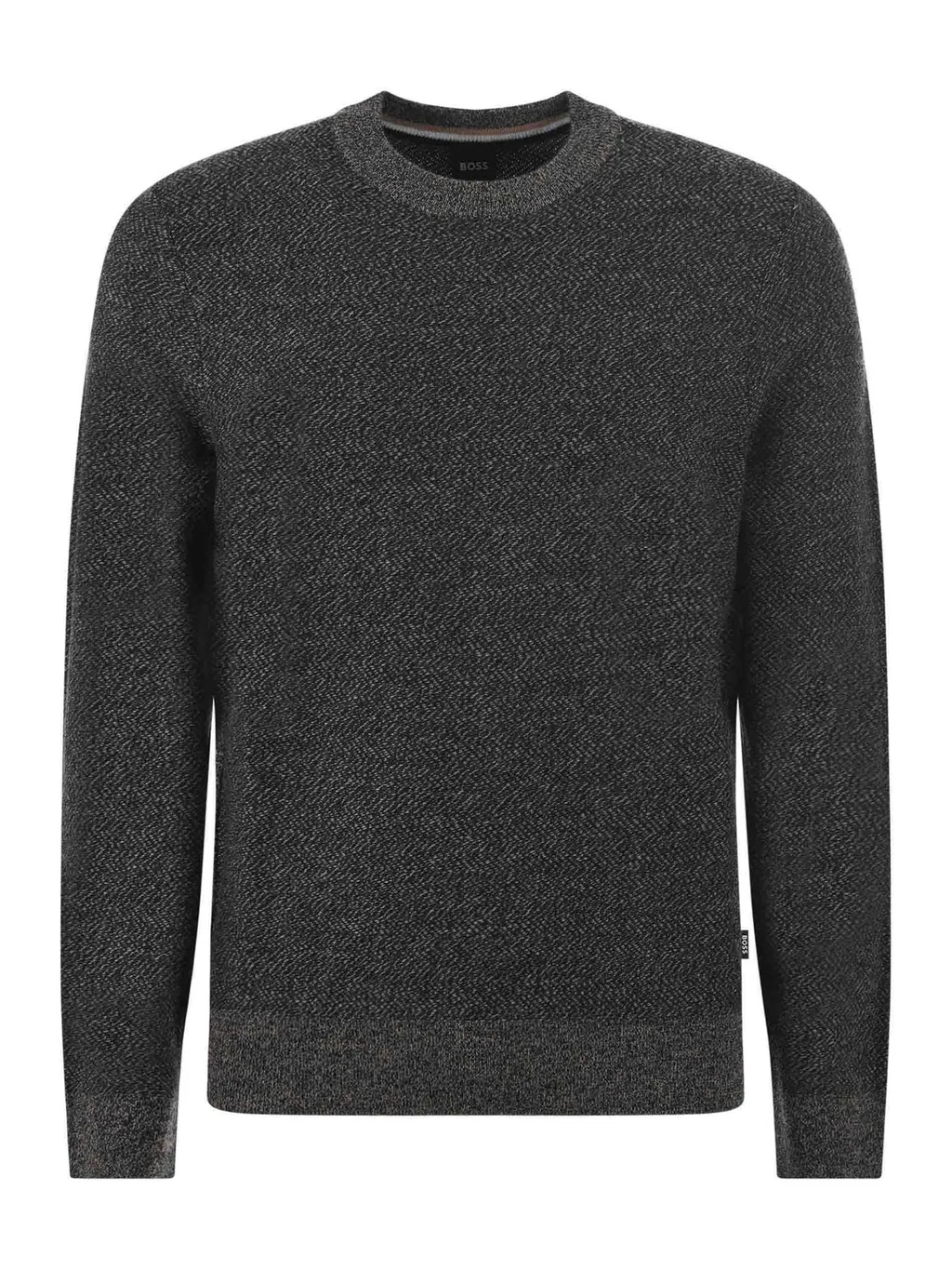 Textured Crewneck Sweater
