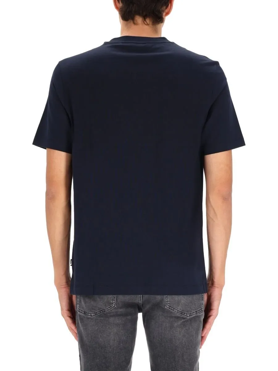 T-Shirt With Abstract Logo Print