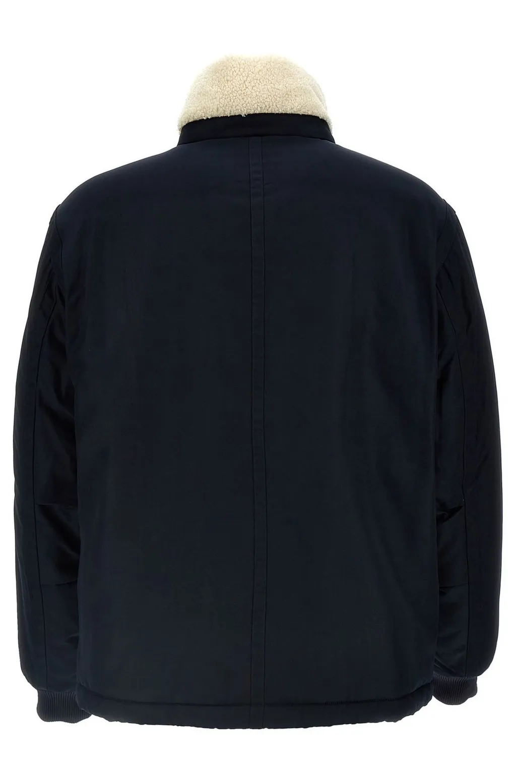 Bomber Jacket With Shearling Collar
