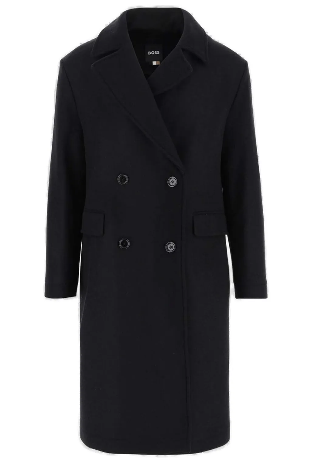 Double-Breasted Wool Coat