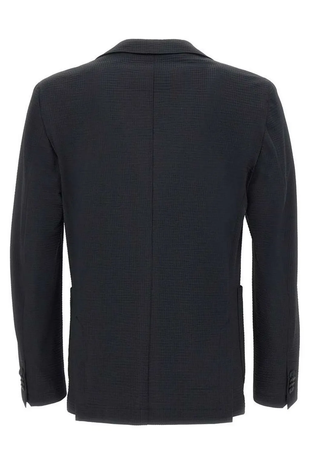 Textured Single-Breasted Jacket