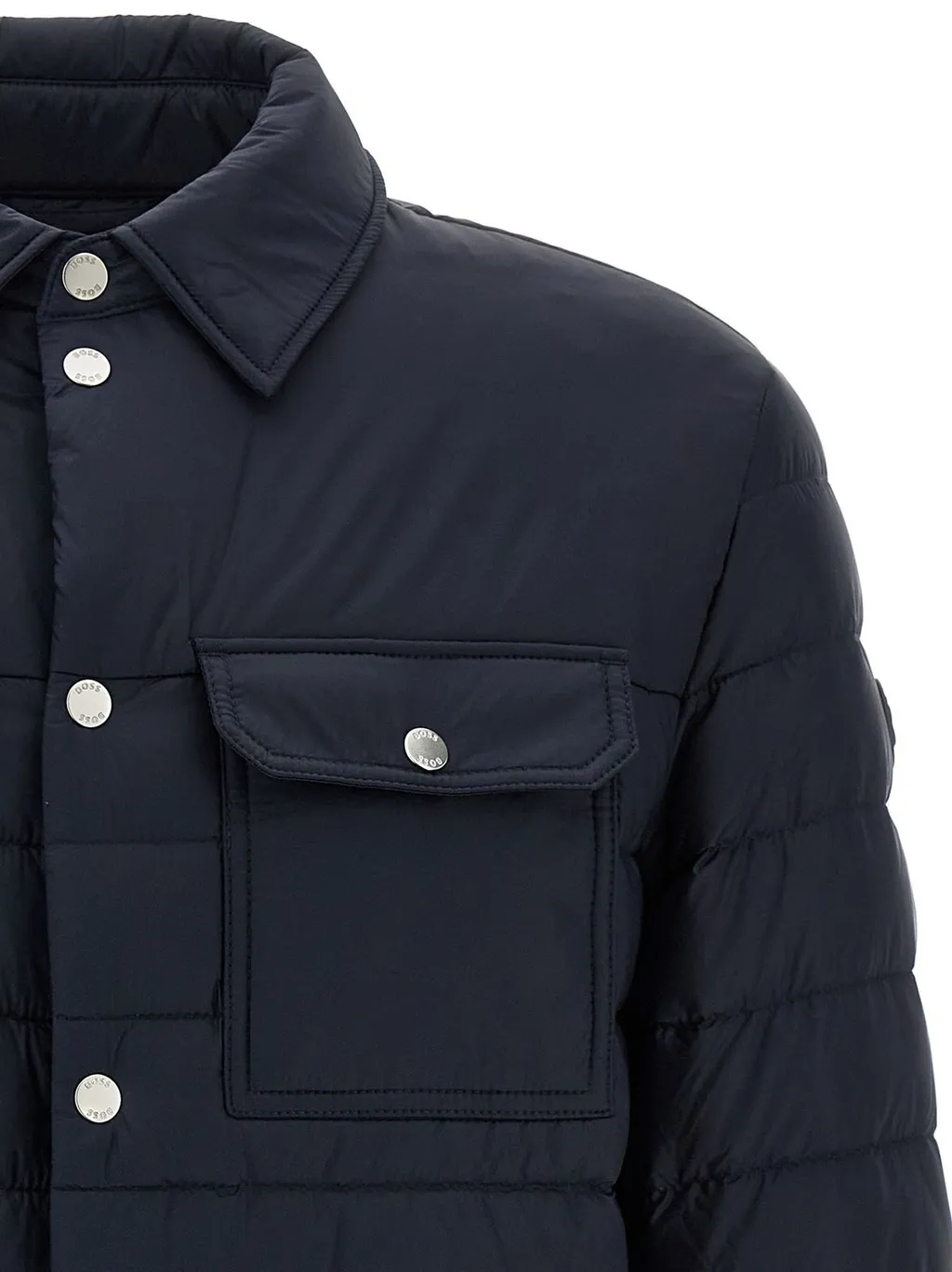 Quilted Down Shirt Jacket