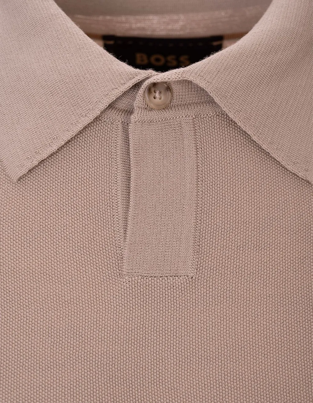 Short Sleeve Knitted Polo Shirt