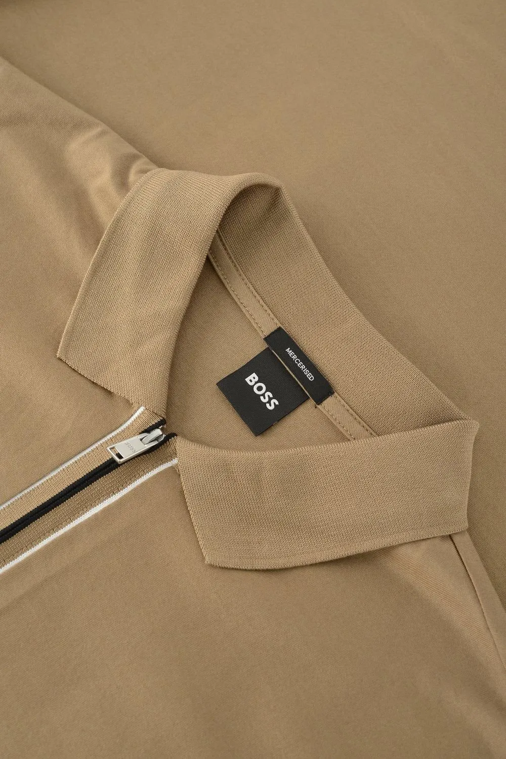 Zip-Neck Polo Shirt