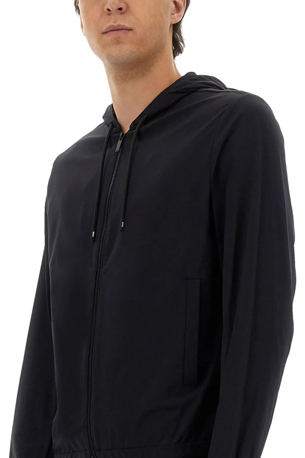 Zip-Up Hooded Jacket