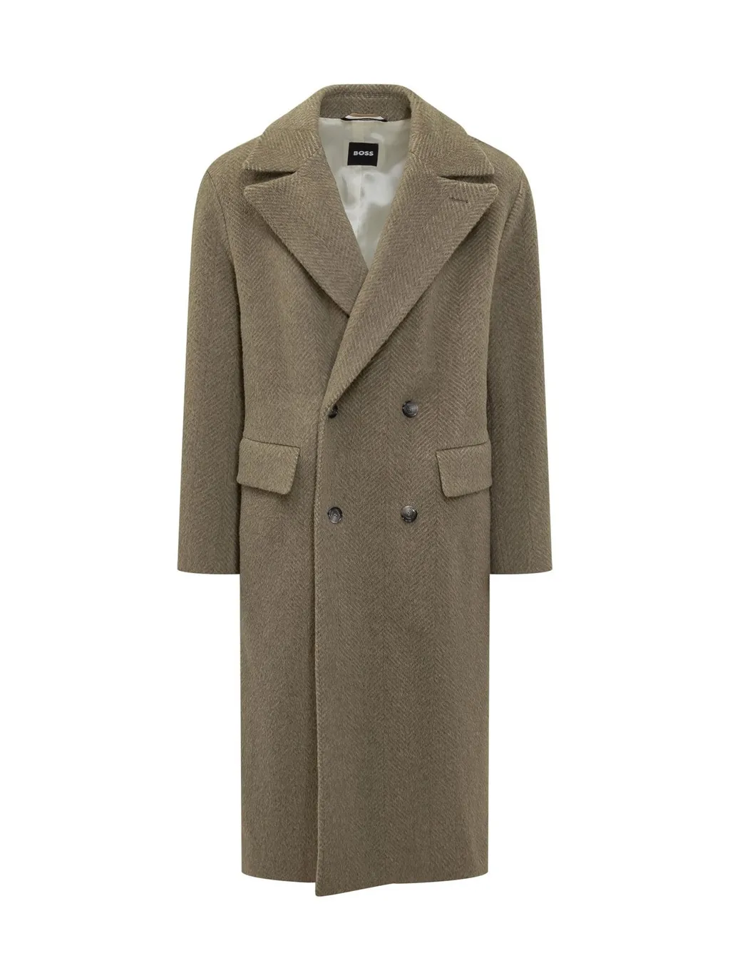 Double-Breasted Wool Coat