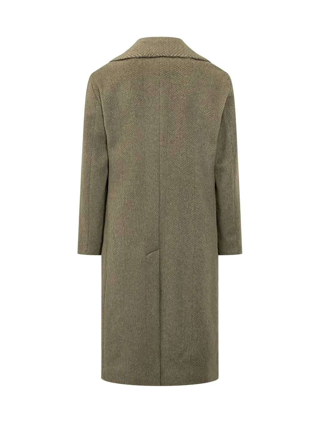 Double-Breasted Wool Coat