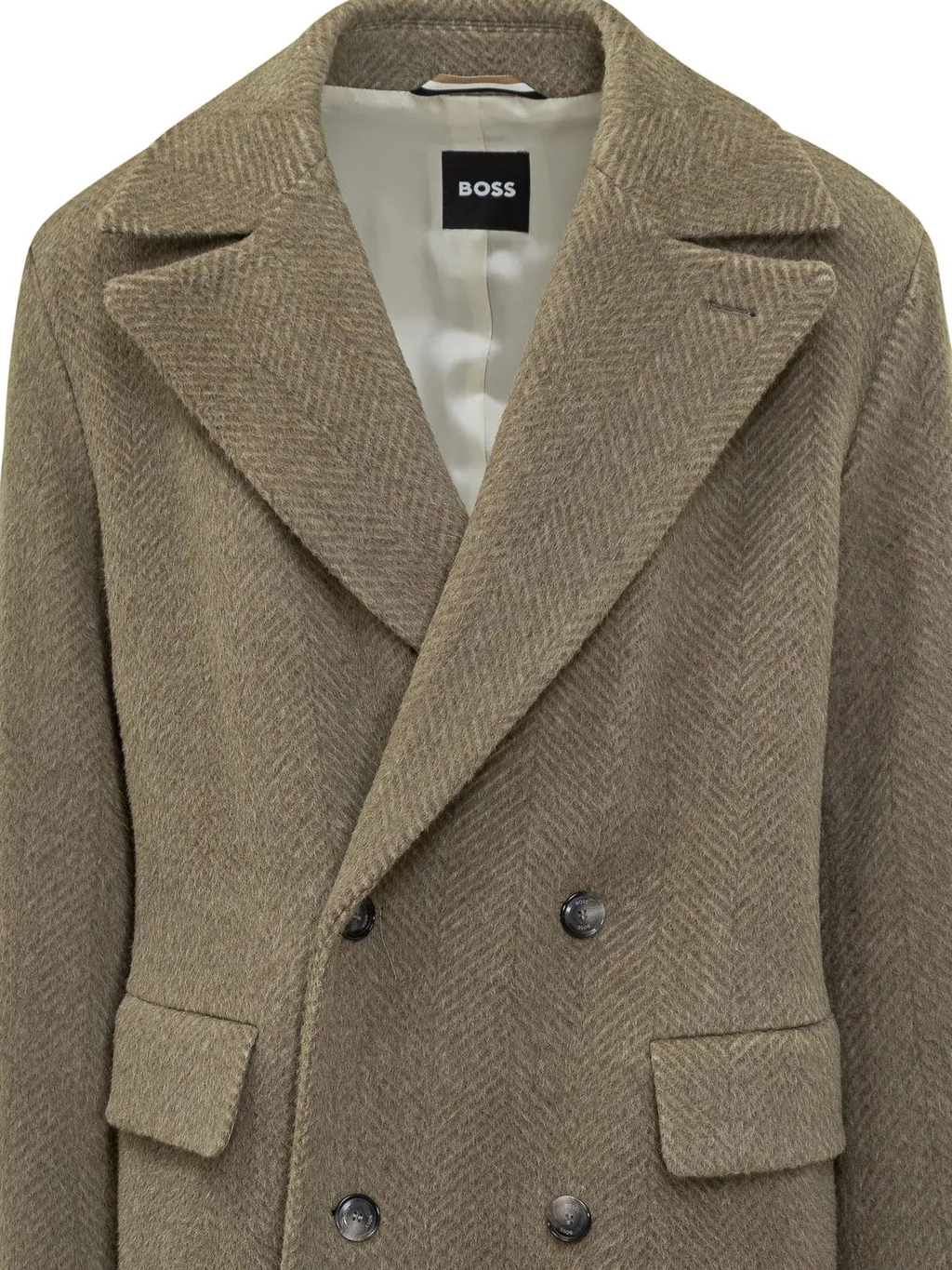 Double-Breasted Wool Coat