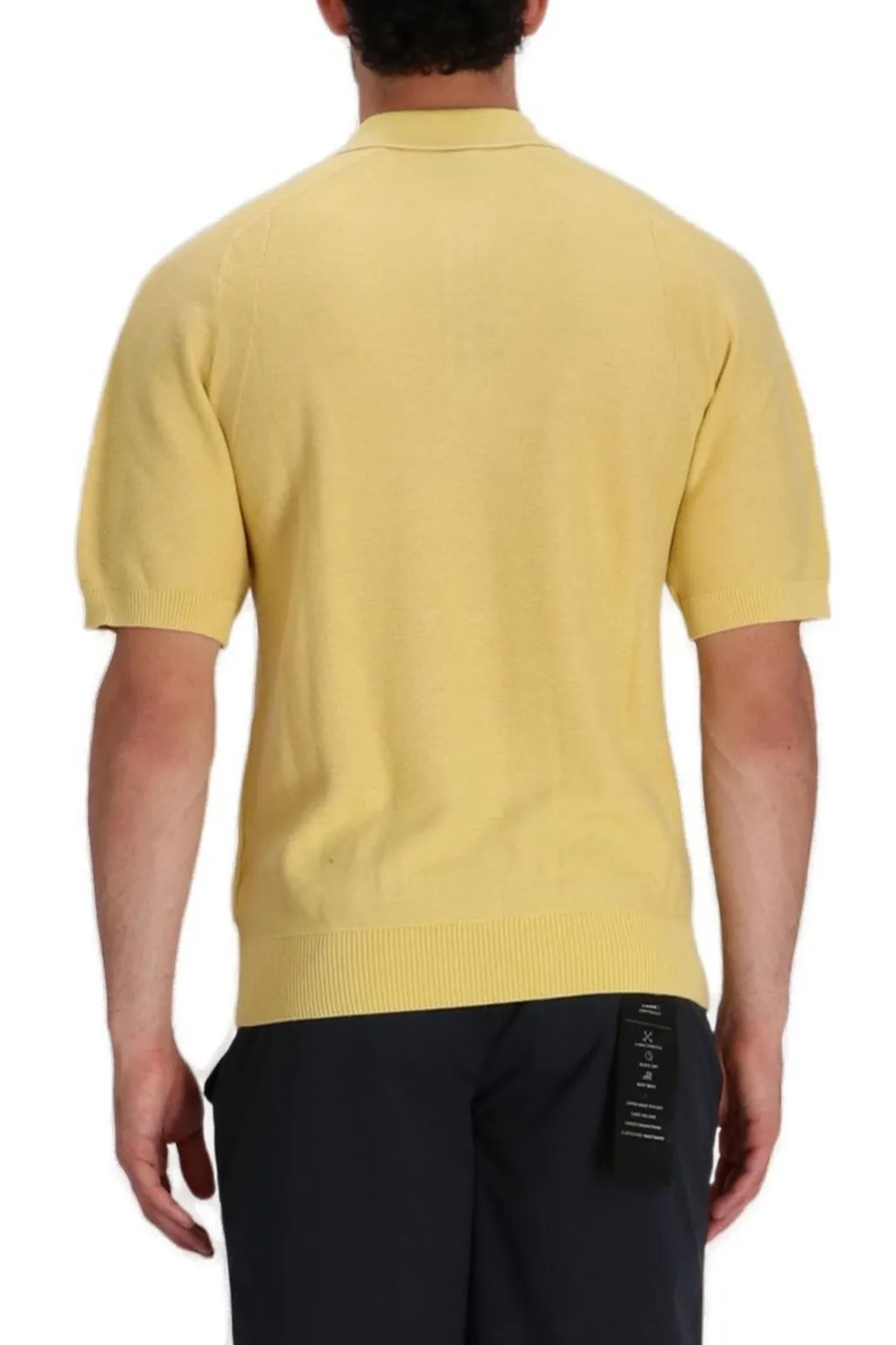 Short-Sleeved Knitted Polo Shirt