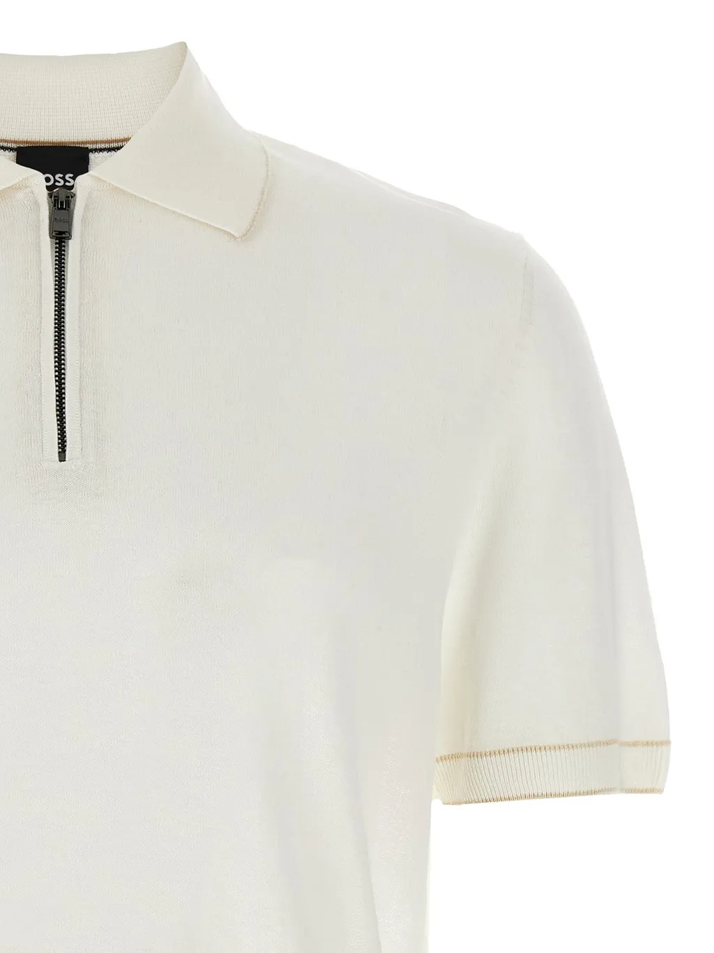 Zip Neck Polo Shirt