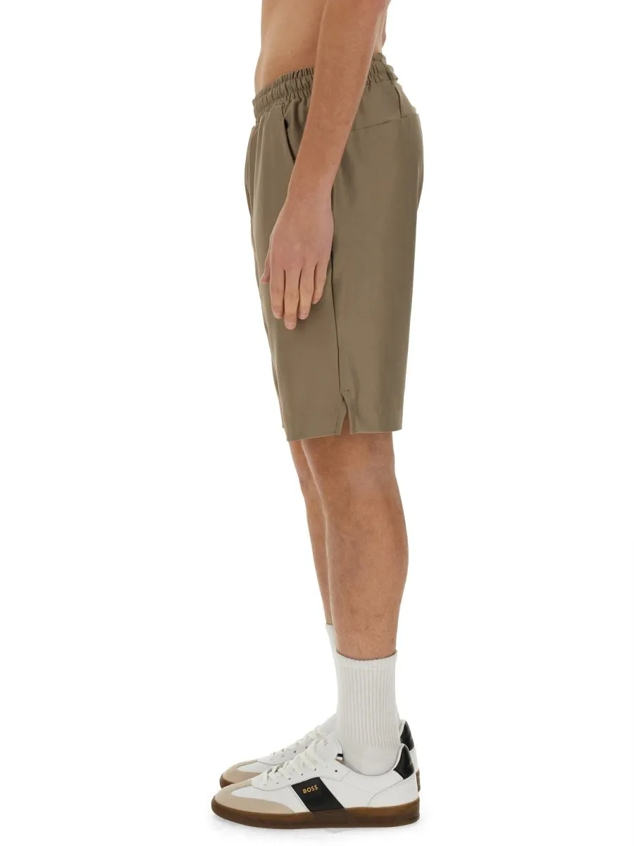 Logo Print Shorts