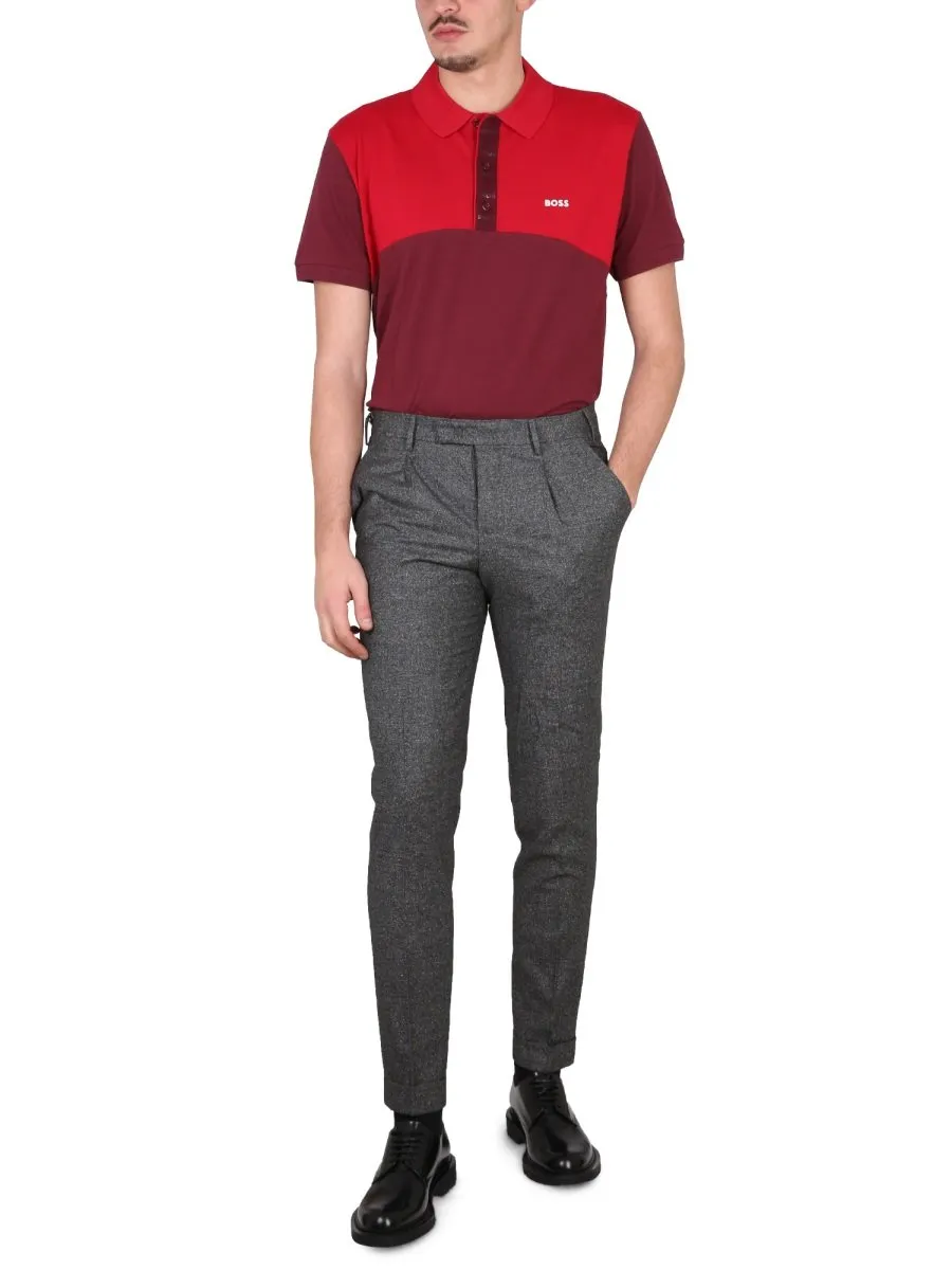 Color-Block Polo Shirt
