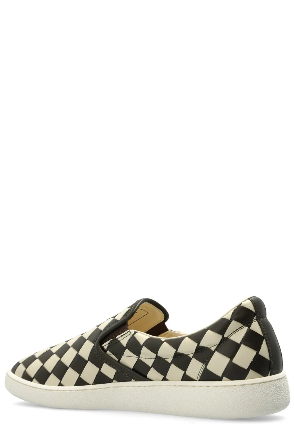 Checkerboard Slip-On Sneakers