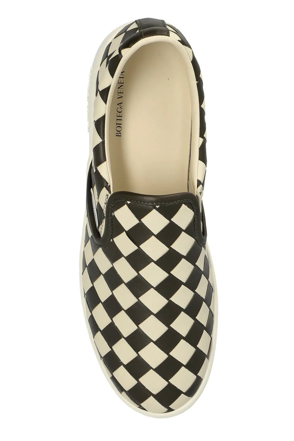 Checkerboard Slip-On Sneakers