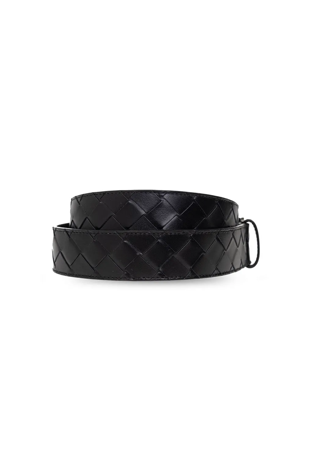 Intrecciato Leather Belt