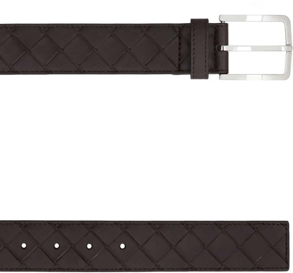Intrecciato Leather Belt