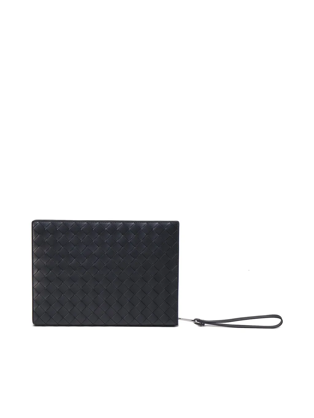 Intrecciato Leather Pouch