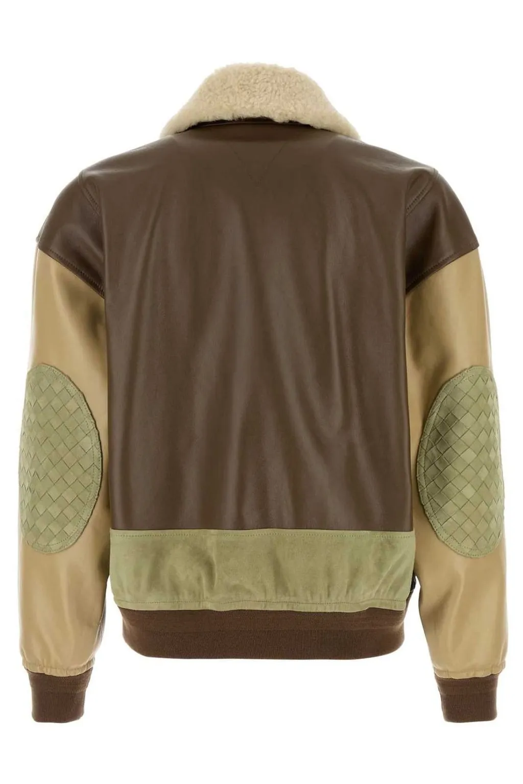 Bomber Jacket With Shearling Collar