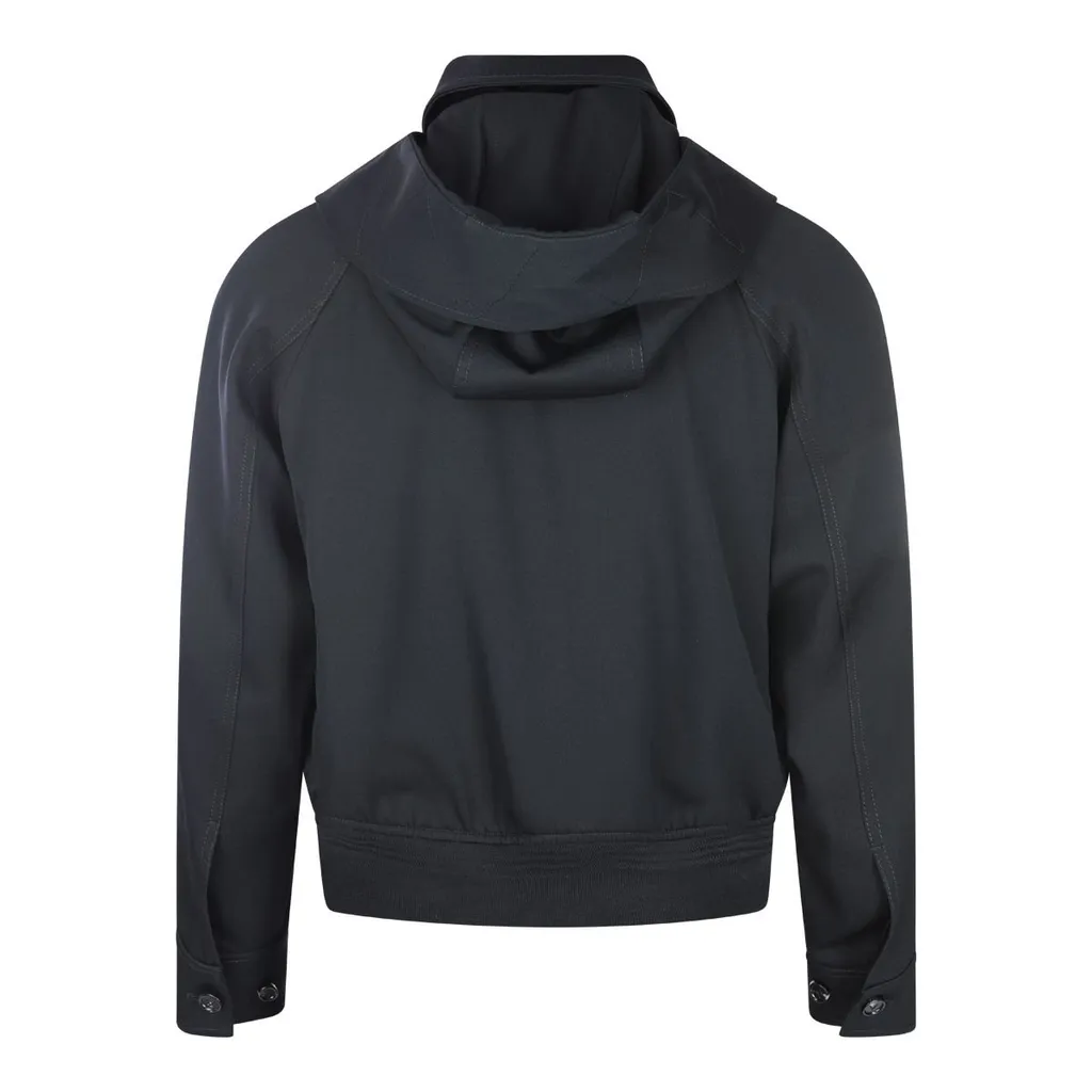 Bomber Jacket With Hood
