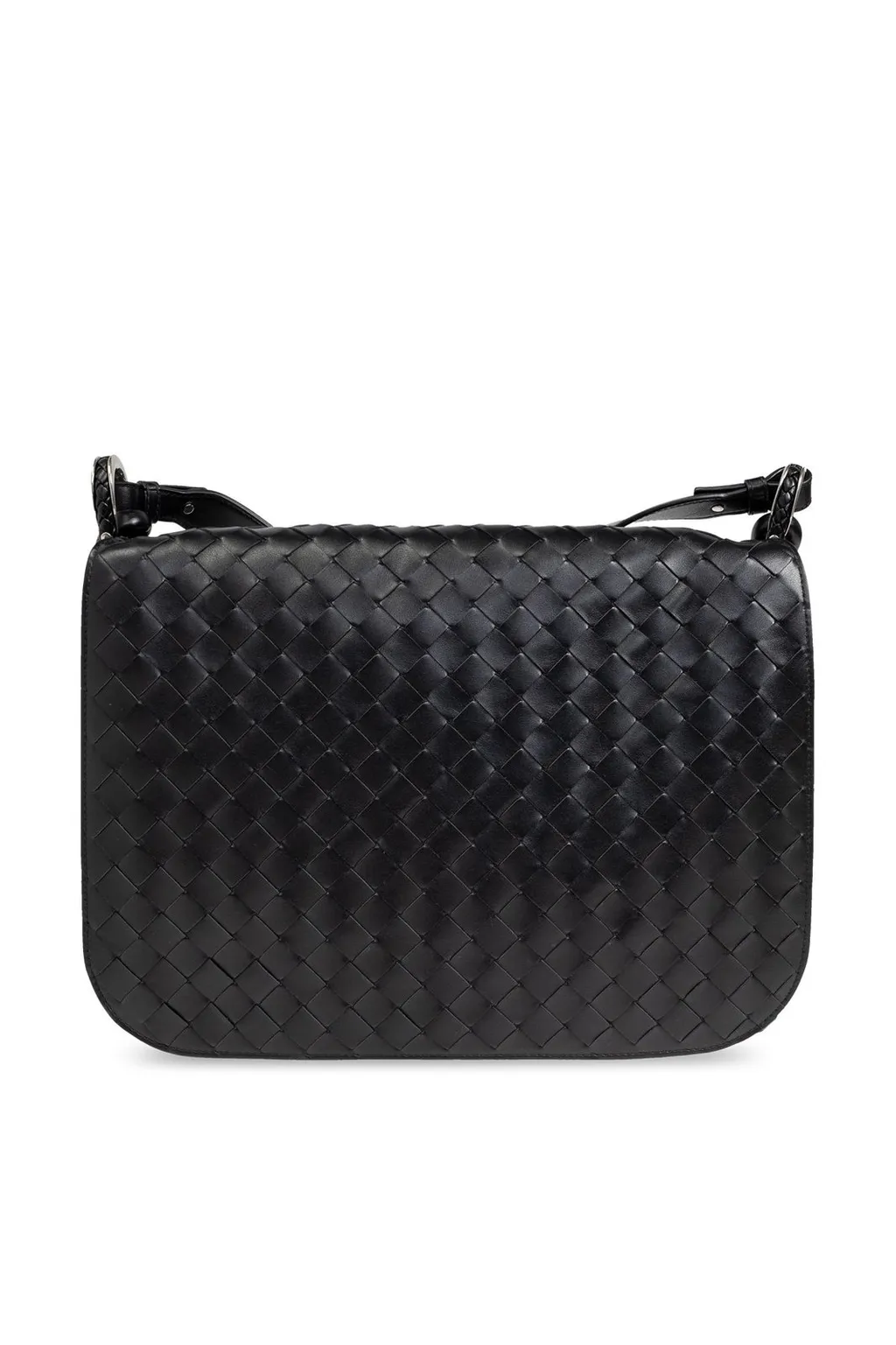 Intrecciato Leather Shoulder Bag
