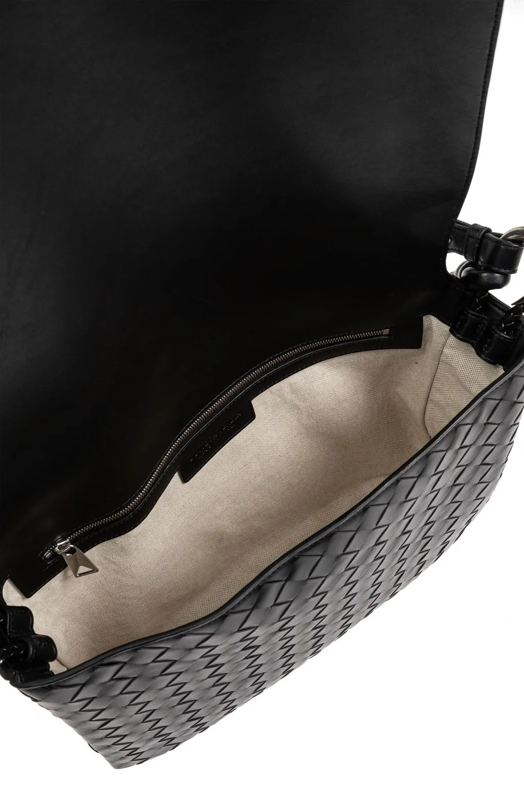 Intrecciato Leather Shoulder Bag
