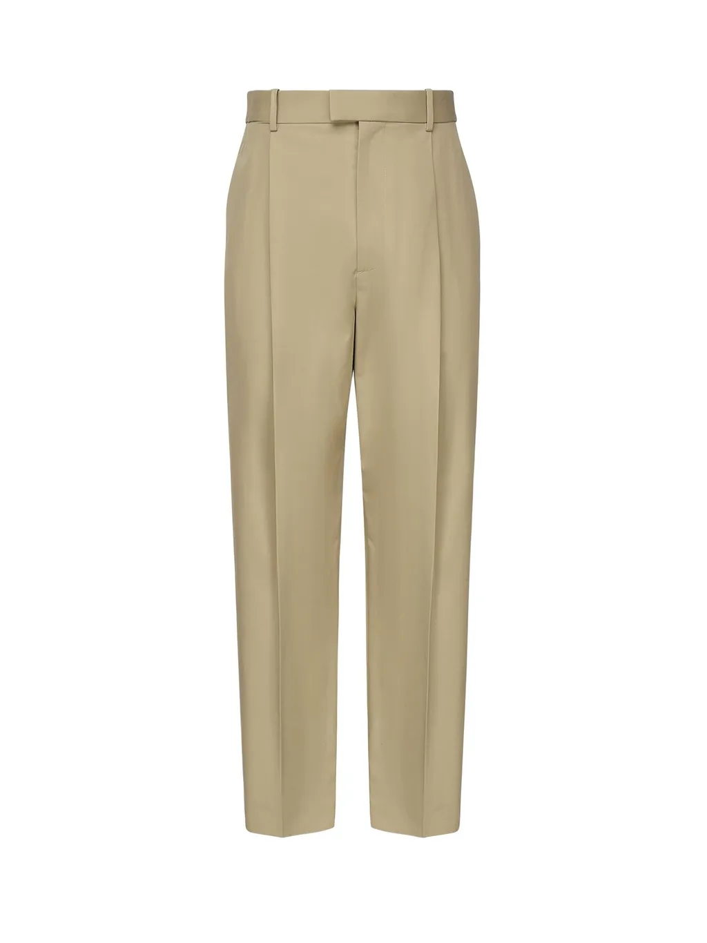High-Waisted Pleated Trousers
