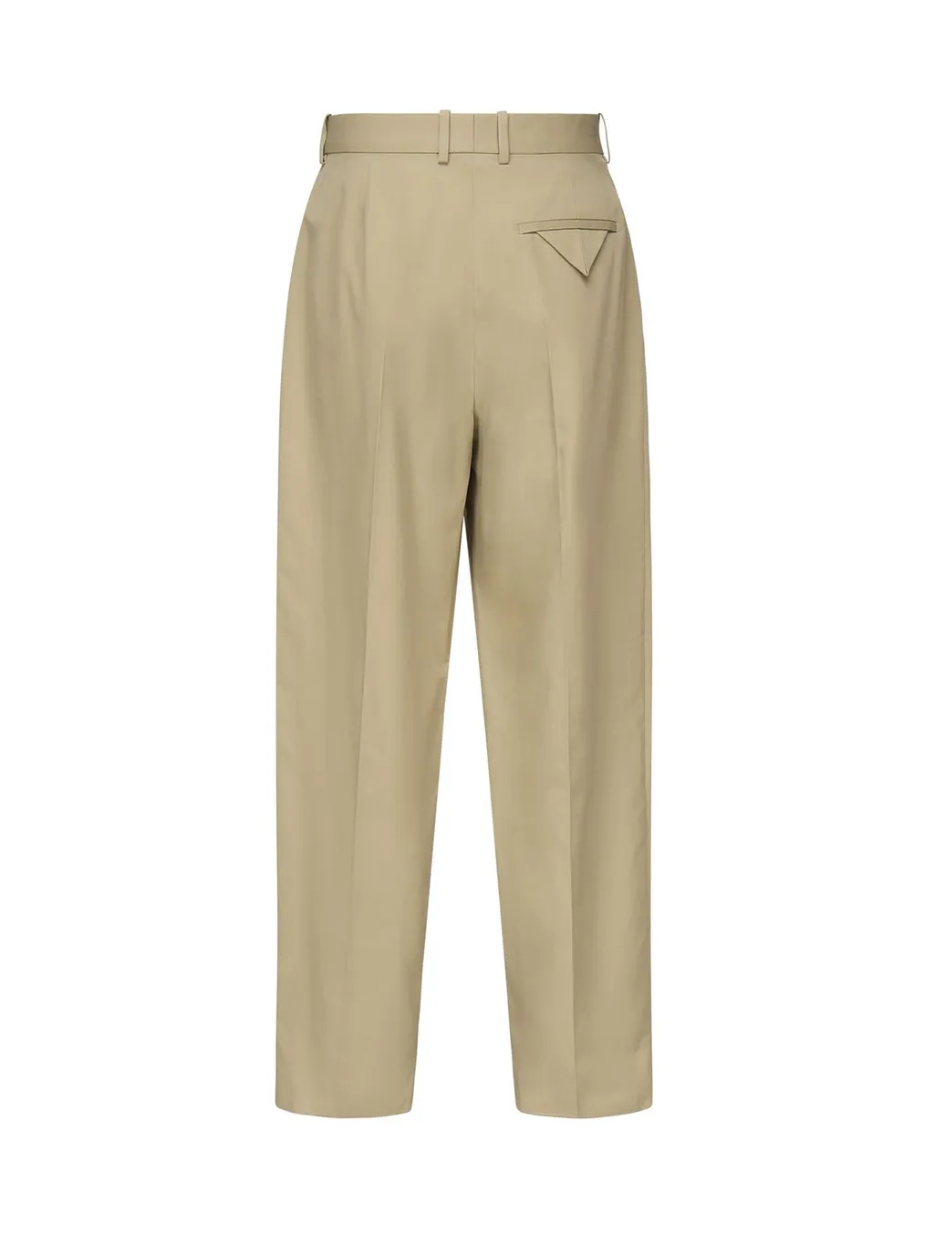 High-Waisted Pleated Trousers