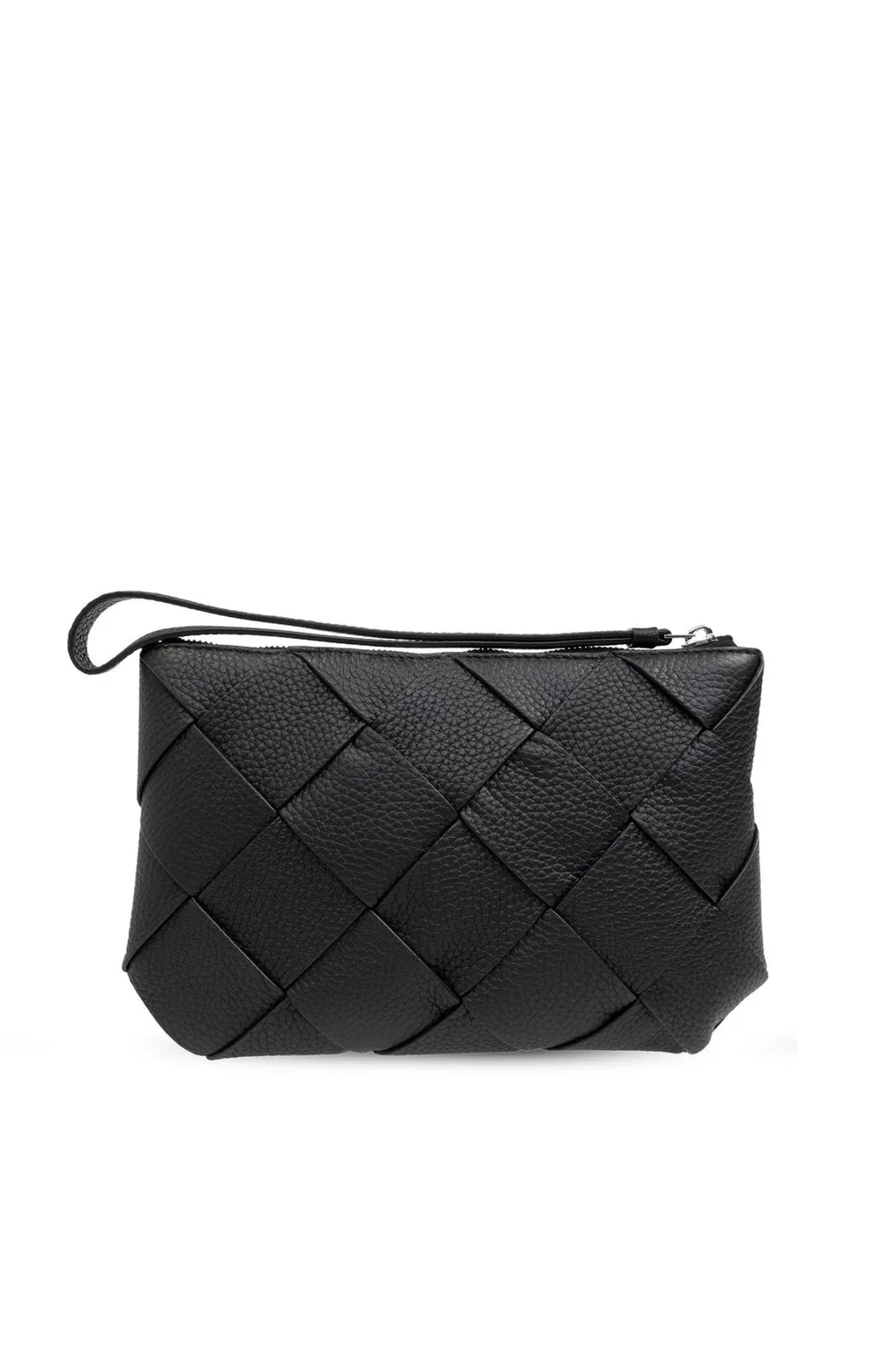 Woven Leather Clutch