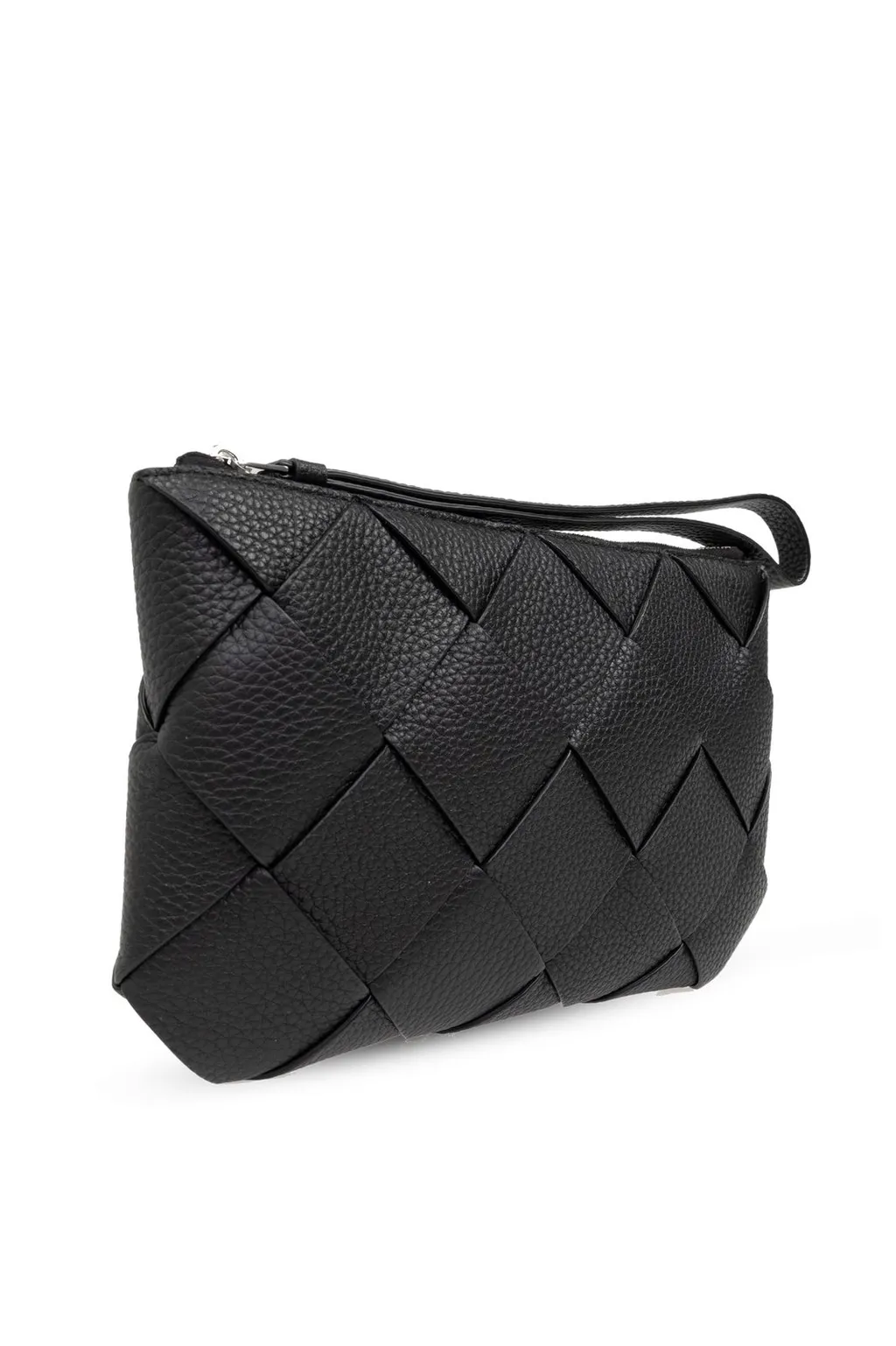 Woven Leather Clutch