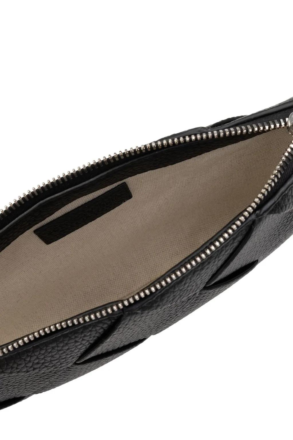 Woven Leather Clutch