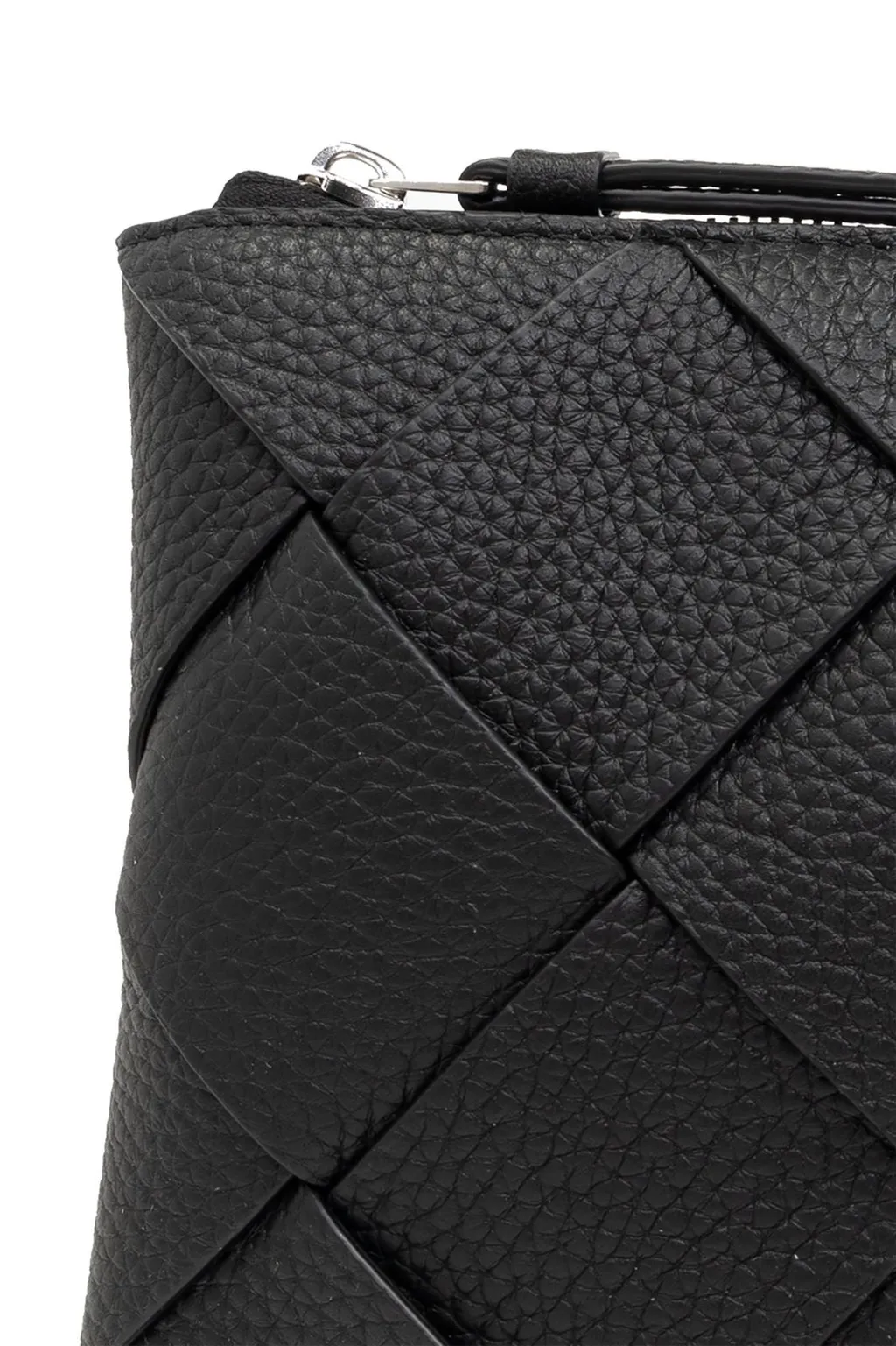 Woven Leather Clutch