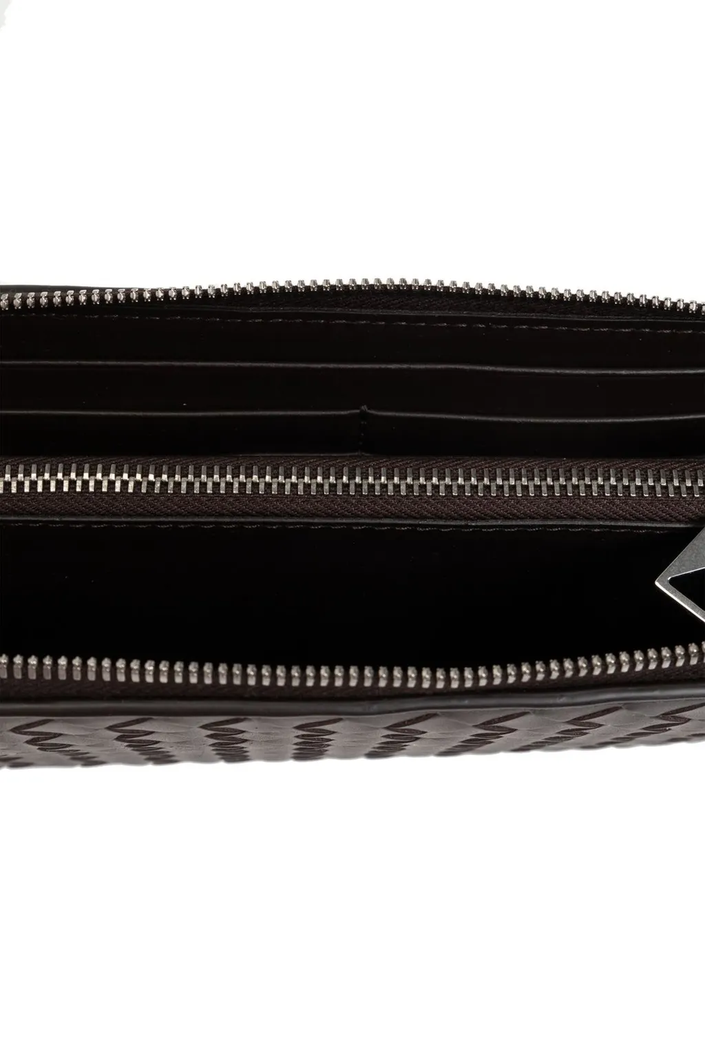 Intrecciato Zip-Around Wallet