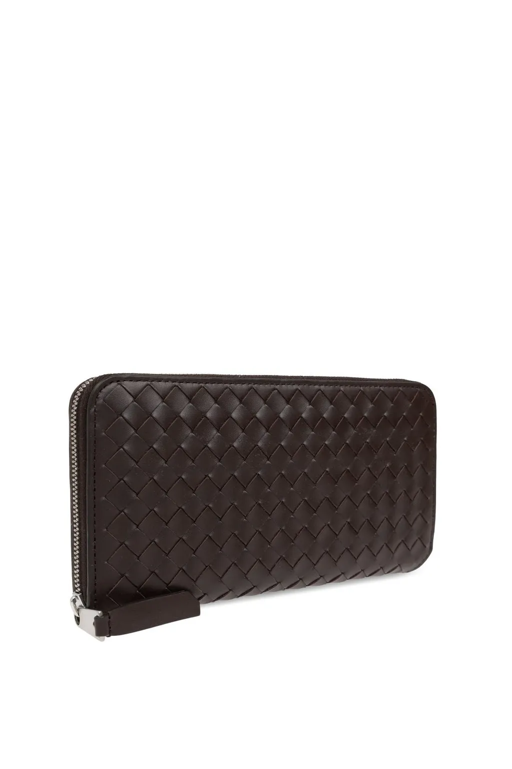 Intrecciato Zip-Around Wallet