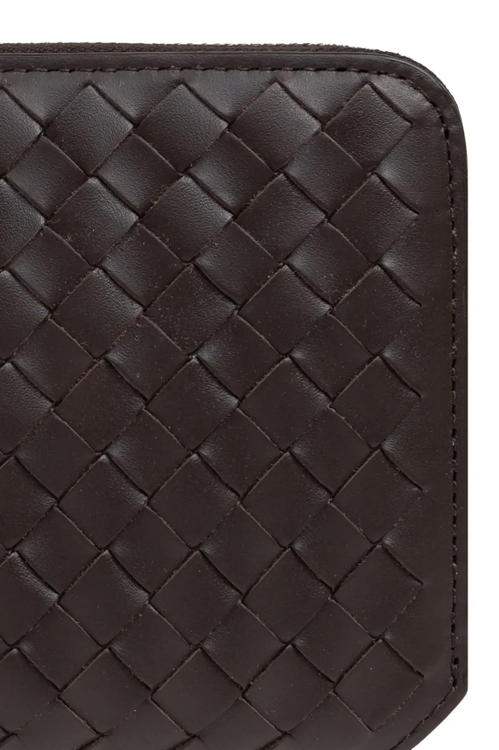 Intrecciato Zip-Around Wallet