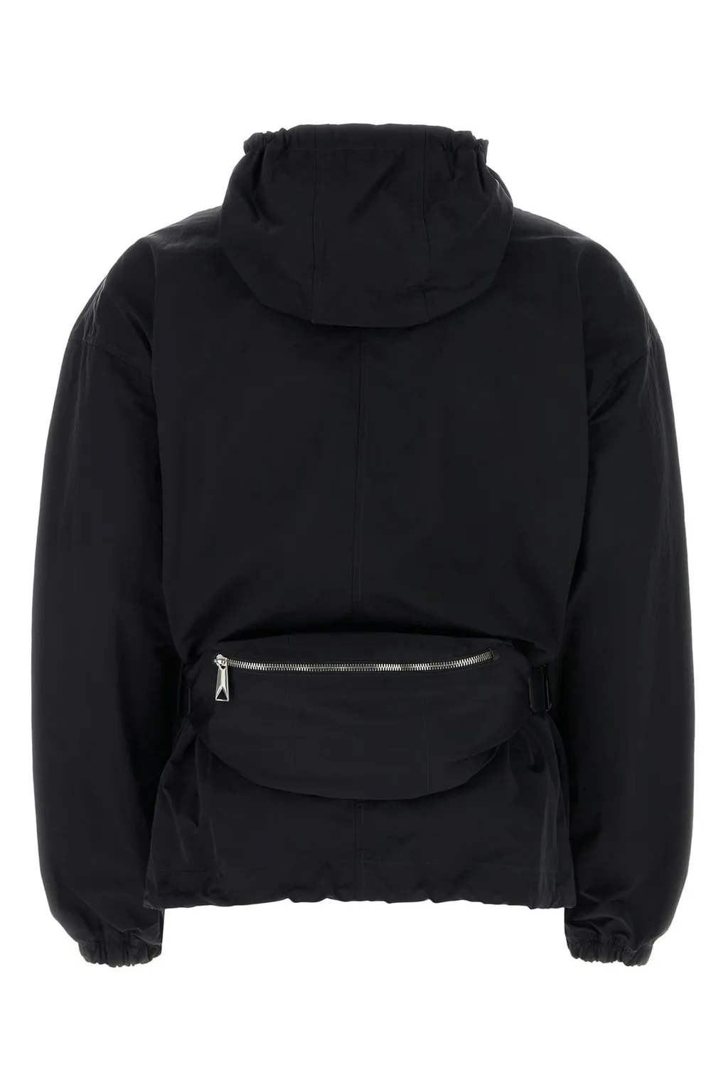 Hooded Jacket With Belt