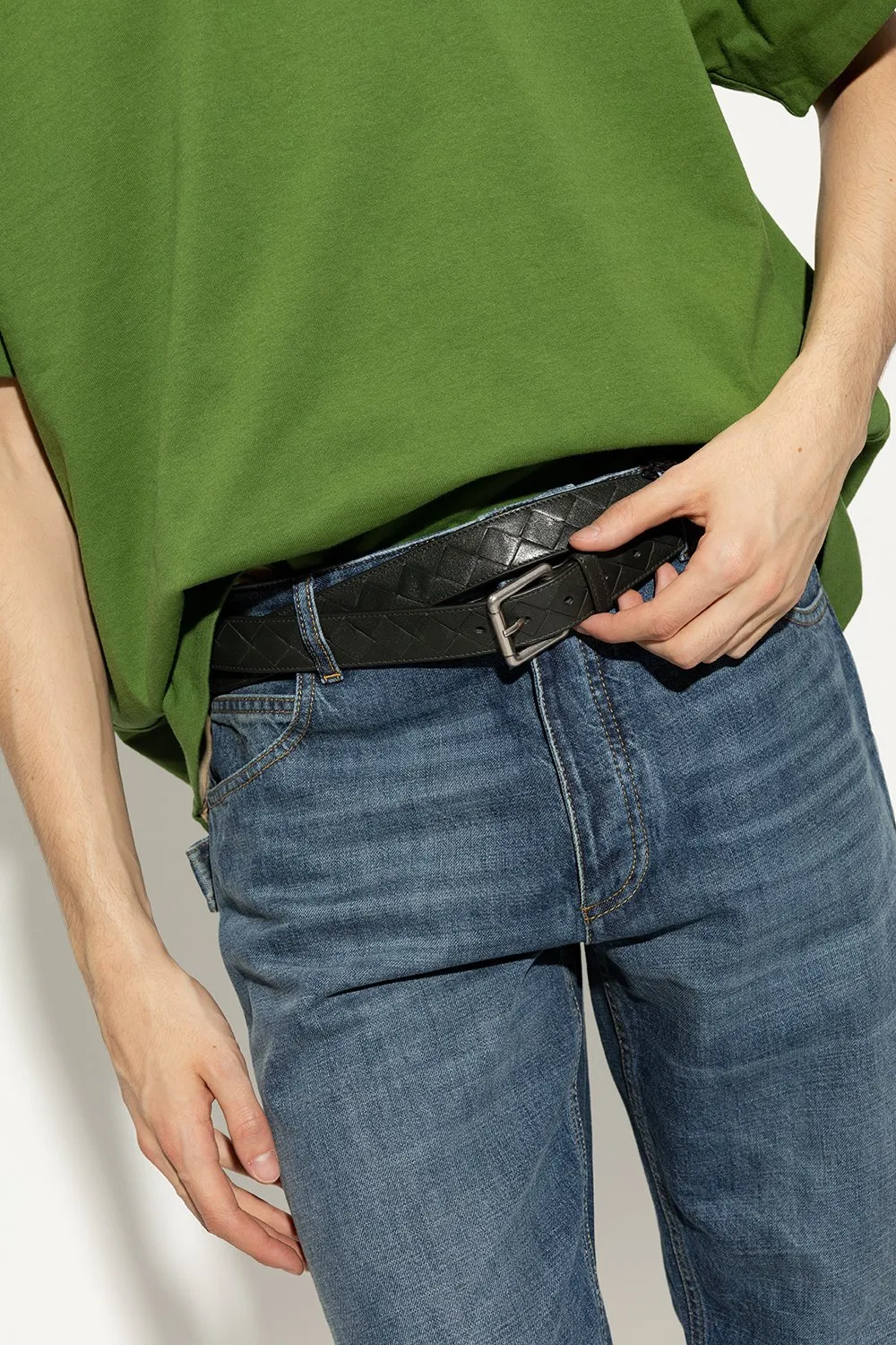 Woven Leather Belt