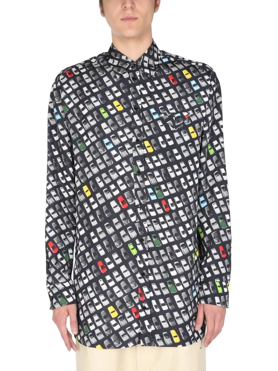 Printed Button-Down Shirt