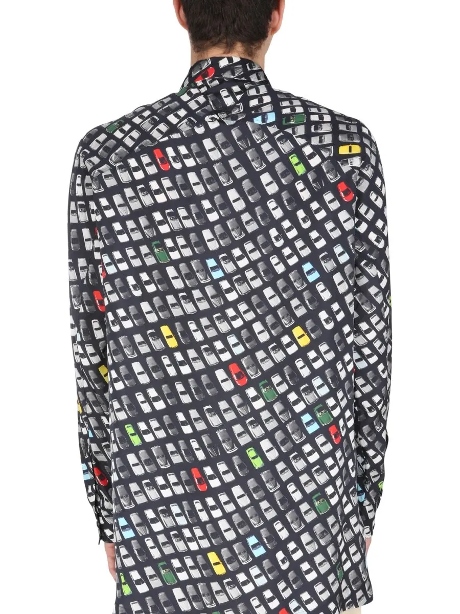 Printed Button-Down Shirt