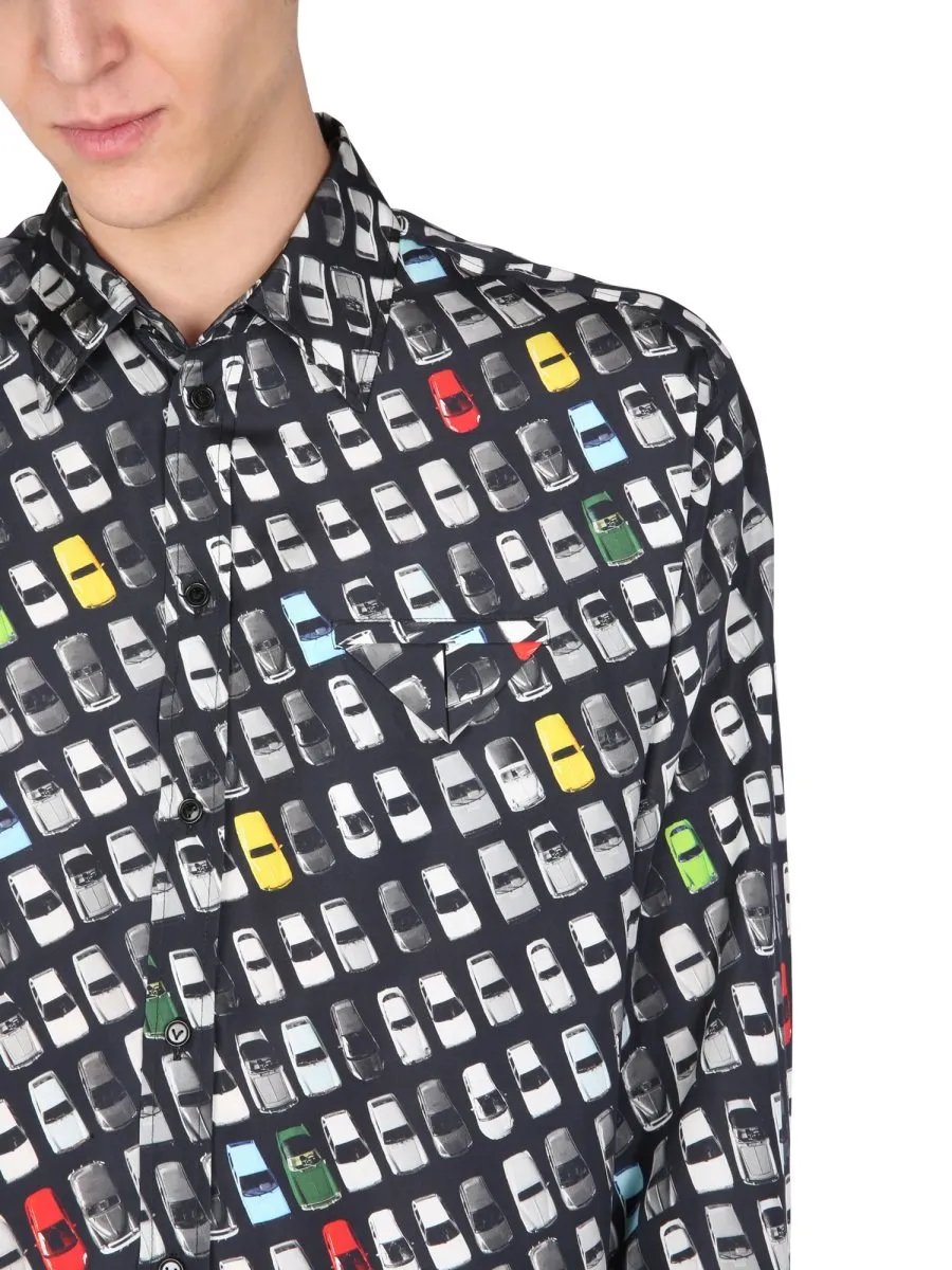 Printed Button-Down Shirt