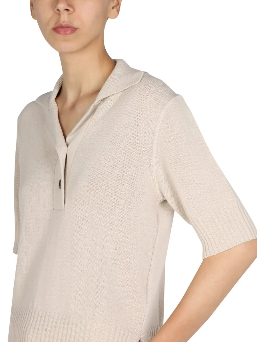 Collared Knit Top