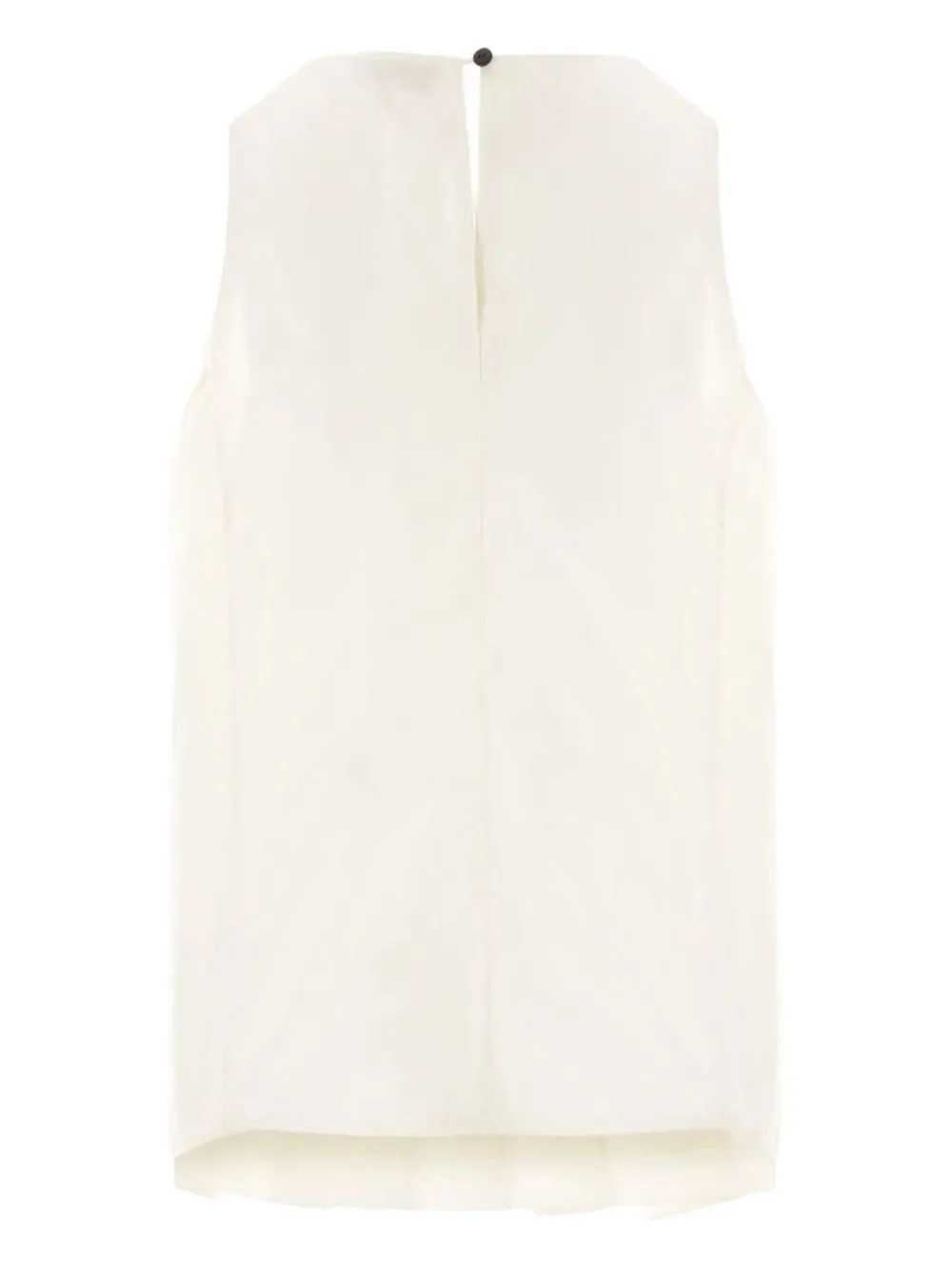 Pleated Sleeveless Top