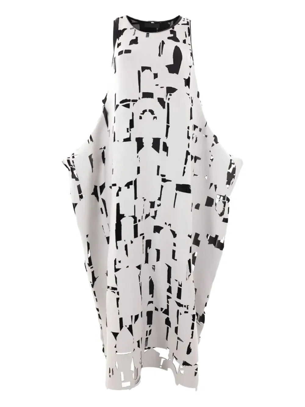 Dress With Abstract Cutouts
